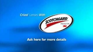 Crizal scotchgard lens coating  anti reflection amp anti scratch [upl. by Ahsekahs369]