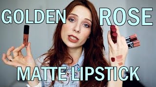 ★Матовые помады GOLDEN ROSE ★ Velvete matte  Longstay  Crayon ★ [upl. by Pearle]