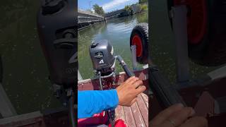 Fixing no reverse gear in the lower unit by adjusting the shift linkage on a Yamaha outboard motor [upl. by Fitzger]