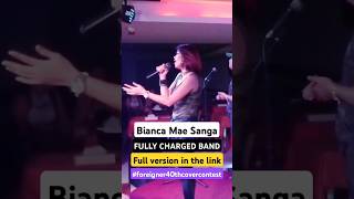 FOREIGNER  I WANT TO KNOW WHAT LOVE IS Live cover Bianca Mae Sanga version viral Foreigner 4u [upl. by Ethben]