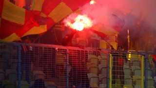 E Lechia Gdańsk  Jagiellonia Białystok Fans 20170212 [upl. by Yddor]