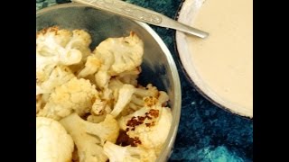 Tahini Dipping Sauce  Low Carb Super Healthy  Roasted Cauliflower  Lebanese [upl. by Meggy]