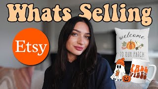 What To Sell On Etsy Fall 2024  Get Sales Fast With These Product Ideas [upl. by Anauqes]