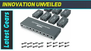 GREATHTEK 7 Port HDMI Extender Splitter Over CAT6CAT7  Best HDMI Solution for MultiScreen [upl. by Eissirhc]