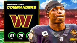 I SAVED the Washington Commanders in Madden 24 [upl. by Byers]