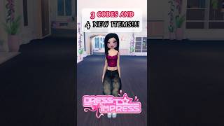 4 NEW CODE ITEMS in Dress to Impress dresstoimpress roblox dticodes [upl. by Carilyn]