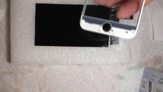 iphone 7 glass replacement with LOCA glue [upl. by Ehrlich577]