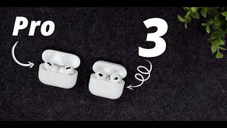 AirPods 3 oder AirPods Pro ein erster Vergleich und Soundcheck unboxing [upl. by Sivraj349]