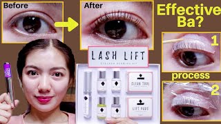 Eyelash Lift na Php 300 lang sa Shopee Tutorial amp Review  Best Seller Maybelline Falsies Lash Lift [upl. by Lazes]