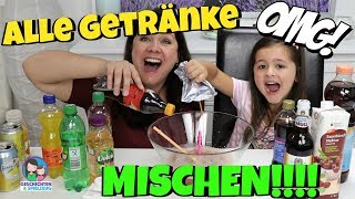 Alle Getränke zusammen mischen und trinken 😱 Krasses Ergebnis [upl. by Tera96]