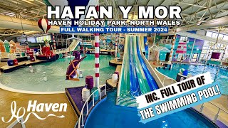 FULL WALKING TOUR INC POOL HAVEN HAFAN Y MOR NORTH WALES  HAVENS BEST SWIMMING POOL [upl. by Barbra99]