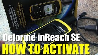 Garmin inReach SE  How to Activate Existing User [upl. by Thissa]