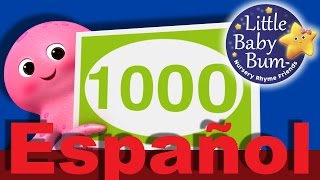 Los números del 100 al 1000  Canciones infantiles  LittleBabyBum [upl. by Agueda]