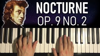 Chopin  Nocturne Op9 No2 Piano Tutorial Lesson [upl. by Anade639]