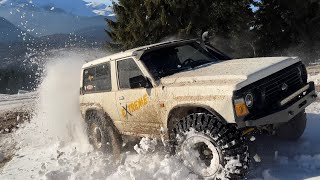 OFF ROAD  Patrols M57 Biturbotopoffroadromania snow maxxis [upl. by Hibbert]