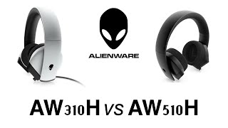 Alienware AW510H vs AW310H Gaming Headset Headphone with Microphone  Compare  Whats The Difference [upl. by Jasen]