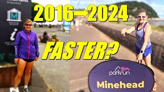 Minehead parkrun  Full Send  Can I Beat My PB From 8 Years Ago  Battle for Female Podium [upl. by Harleigh239]