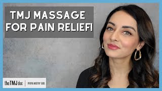 TMJ Massage for Pain Relief  Priya Mistry DDS the TMJ doc [upl. by Verlee]