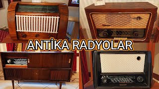 ANTİKA RADYOLAR ASIRLIK NOSTALJİ RADYO MODELLERİ NEVTRON AGA ORION SIEMENS MENDE [upl. by Nnybor653]