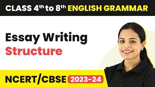 Essay Writing Structure  Essay Writing  Class 4  8 English Grammar [upl. by Nabala]