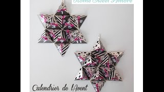 DIY Calendrier de lAvent facile et étoilé  tutoriel [upl. by Sorensen]