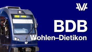 2021 Komplette Führerstandsfahrt Wohlen–Bremgarten–Dietikon BDB [upl. by Midas401]