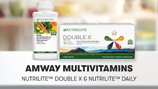 Amway Multivitamins Nutrilite Double X amp Nutrilite Daily  Amway [upl. by Anotyad]