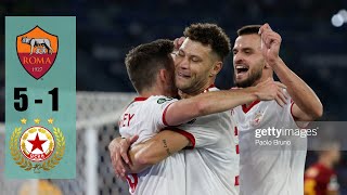 Roma vs CSKA Sofia 51 Highlights amp Goals  16092021 HD [upl. by Pinto229]