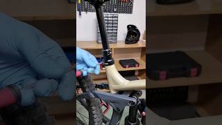 Fix Moving Seatpost 😬 mtb shrots [upl. by Oer750]