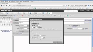 Zimbra cumplimentar la agenda [upl. by Chansoo]