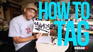 How to Tag  Sanoizm  Graffiti for Beginners [upl. by Fein404]