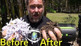 How to Turn Shredded Paper into Compost Garden Plant Food [upl. by Bryant]