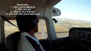 Basic VFR Radio Communication Tutorial [upl. by Nosam]