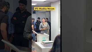 IPS Mudita Sharma Ma’am Entry 💯 shortsvideo ips statusvideo ipsstatus ias muditasharma upsc [upl. by Hacissej]