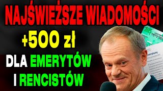 NAJŚWIEŻSZE WIADOMOŚCI Waloryzacja emerytury w styczniu 2025 Seniorzy dostaną nawet 500 zł [upl. by Groeg397]