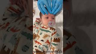 craniosacral therapy on baby [upl. by Nitza]