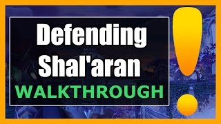 Defending Shalaran WoW  Suramar World Quest Guide [upl. by Camilla]