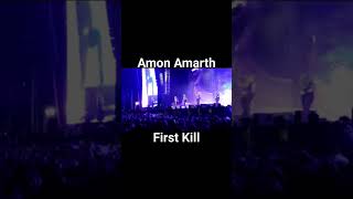 Amon Amarth  First Kill  Nova Rock Festival 2023chewieandevil amonamarth firstkill nova fire [upl. by Hen831]