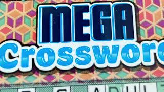 Mega Crossword 5 scratchers scratchcards scratchofftickets [upl. by Eniluap]