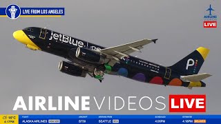 🔴LIVE LAX PLANE SPOTTING Watch Arrivals and Departures [upl. by Ynots920]