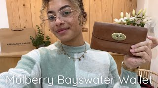 Mulberry Bayswater Wallet Review [upl. by Eitsyrk288]