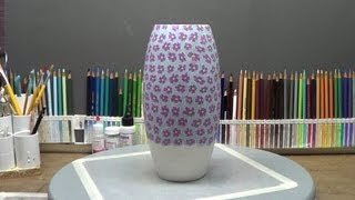 Vase polymer clay flower cane part 1 [upl. by Gnos876]