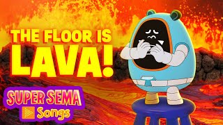 The Floor is Lava Song  Simple Songs for Kids [upl. by Alveta]