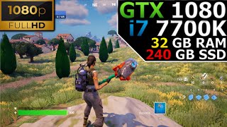 Fortnite  1080p  GTX 1080  i7 7700K  32GB RAM  256GB SSD [upl. by Blen301]