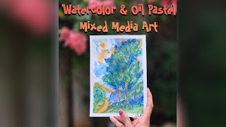 Complete Watercolor Landscape painting with mixed media  NothingJust Art pruthashah [upl. by Ylam637]