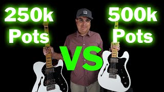 250k Pots Vs 500k Pots  Sound Comparison [upl. by Netsreik]