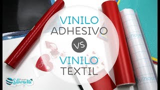 Vinilo adhesivo vs Vinilo textil [upl. by Ignace740]