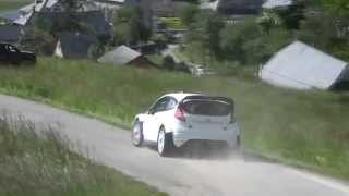 Rallye de l épine 2014  Test Ludo Bogey Fiesta WRC [upl. by Repard63]