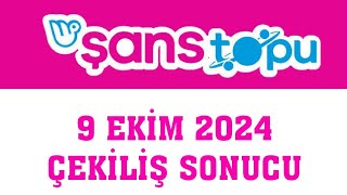 Şans Topu Çekiliş Sonuçları 9 Ekim 2024 [upl. by Stallworth]