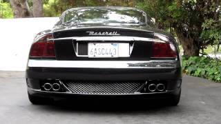 Maserati GranSport with Tubi  Cat Bypass on Start [upl. by Ateerys]